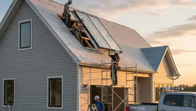 Professional skylight installation on vinyl siding home in Aurora, CO by Next Level Exteriors