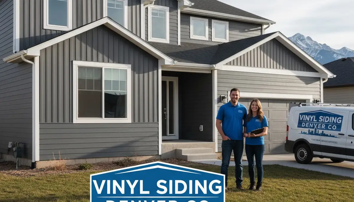 Professional vinyl siding installation on home exterior in Aurora, CO