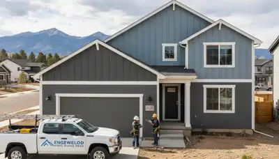 Professional vinyl siding installation on home exterior in Aurora, CO