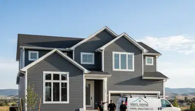 Professional vinyl siding installation on home exterior in Aurora, CO