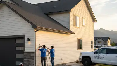 Professional vinyl siding installation on home exterior in Aurora, CO