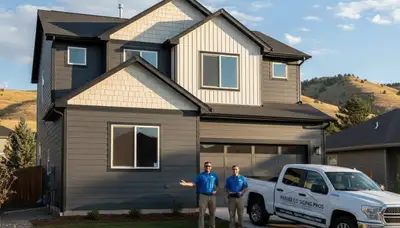 Professional vinyl siding installation on home exterior in Aurora, CO