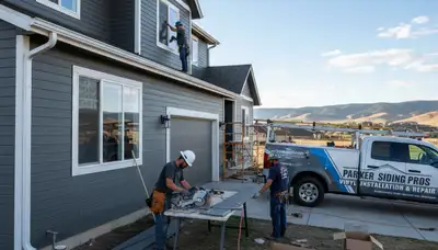 Professional vinyl siding installation on home exterior in Aurora, CO