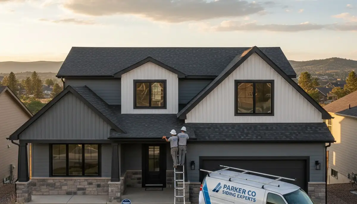 Professional vinyl siding installation on Aurora CO home exterior