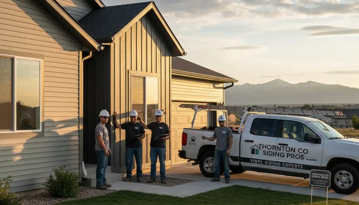 Professional vinyl siding installation on home exterior in Aurora, CO