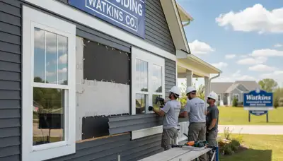 Professional vinyl siding installation on home exterior in Aurora, CO